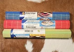 (3) New/vintage Duck Real Bamboo Mats Shelf Liners Non-adhesive 12"X18". Fixed Price $14.99.