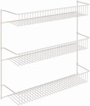 Closetmaid 3-TIER Hanging Wall Mounted Metal Rack For Spices, 18-INCH Wide. Fixed Price $31.44.