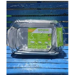 Kitchen Classics 3PC Glass Food Storage Set Snap Lids 1/2/3 Qt Rect Clear. Fixed Price $36.50.