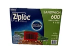 Ziploc 600 Ct. Grip' Seal Sandwich Bags. Fixed Price $25.44.