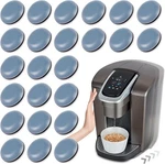 Appliance Sliders For Kitchen 24 Pcs Self-adhesive Small 19MM, Silver. Fixed Price $11.66.