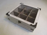 Designer Wooden Tea Box With 9 Sections Light Beige. Fixed Price $33.02.