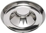Qt Dog Puppy Stainless Steel Saucer, 11", Silver. Fixed Price $48.99.