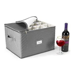 Sorbus Stemware Storage Chest - Deluxe Quilted Case With Dividers Service For. Fixed Price $47.66.