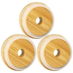 Bamboo Lids For Glass Cups, Wooden 16 Oz Beer Can With Straw H.... Fixed Price $13.59.
