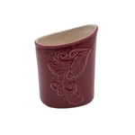 Pfaltzgraff Weir In Your Kitchen Cayenne Red Utensil Holder Crock Jar 7.5" X. Fixed Price $24.99.
