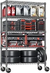 Mzg 5 Tier Wire Shelves Metal Shelving Unit Storage Shelf Rack. Fixed Price $151.50.