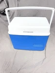 Rubbermaid Blue Mini Ice Chest 5 Qt 6 Can Cooler Model With 1910. Fixed Price $20.56.