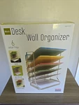 Seville Classics Mesh Letter 6-TRAY Desk Wall Organizer Office Home New. Fixed Price $20.00.