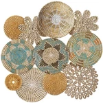 11 Pcs Boho Woven Hanging Wall Basket Handmade Decorative Set. Fixed Price $82.42.