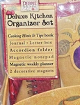 Debbie Mumm Deluxe Kitchen Organizer Set Journal Letter Box Magnetic Planner. Fixed Price $14.99.