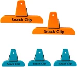 5PC Neon Colors Value Set Clips, 2 Large & 3 Small Bag Chips Snack Bar Par. Fixed Price $10.68.