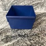 Vintage Rubbermaid 2910 Instant Drawer Organizer Navy Blue 3X3X2 Usa 80S. Fixed Price $14.00.