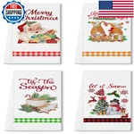 Shimany Funny Christmas Kitchen Towels Decorative Set Of 4 Saying Dish. Fixed Price $40.34.