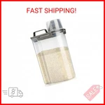 Viretec Rice Airtight Storage Container, 3 5LBS Cereal Dry Food Flour Bin, Pe. Fixed Price $24.93.