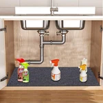 Under The Sink Mat Kitchen Cabinet 24"W X 36"L, Dark Gray. Fixed Price $20.99.