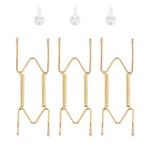 Bilillo 3 Pack Plate Hangers For The Wall, Suitable 6-8 6''-8'', Gold. Fixed Price $14.62.