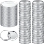 72PCS Canning Lids With Rings Wide Mouth, For Ball, Kerr Jars Split-type Metal. Fixed Price $30.59.
