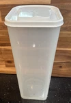 Buddeez Vintage Bread Keeper Container Tall Storage Dispenser Space Saving White. Fixed Price $17.50.