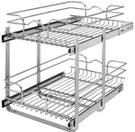 Rev-a-shelf 5WB2-1522-1 Classic 14-3/4"W Two Tier Bottom Mount Chrome. Fixed Price $139.99.