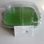 The Pampered Chef 2292 Cool & Serve Set Square Tray With Deviled Eggs Holder New. Fixed Price $28.50.