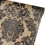 Yifely SIMPLELIFE4U Black Damask Self-adhesive Shelf Drawer Liner Pvc Tableto.... Fixed Price $18.24.
