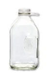The Dairy Shoppe Glass Milk Bottle, Heavy With 48MM Lid, Half Gallon. Fixed Price $22.36.