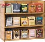 X-cosrack Bamboo Tea Bag Organizer Storage Box, 3 Tier Stackable Nat. Fixed Price $50.33.