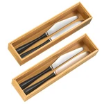 Silverware Tray For Drawer, Stackable Kitchen Bamboo Organizer 12" X 3.... Fixed Price $33.11.