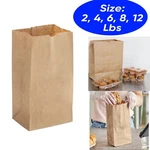 Brown Paper Lunch Grocery Shopping Take Out Bags Capacity 2, 4, 6, 8, 12 Lbs. Fixed Price $26.55.