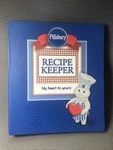 Pillsbury Doughboy Recipe Keeper Deluxe Binder With Magnet Unused Missing. Fixed Price $16.95.