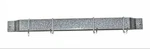 Rogar 24 Wall Mount Bar Rack In Hammered Steel With 8 Hooks. Fixed Price $35.95.