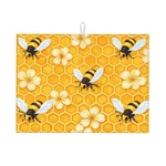 Bee Dish Drying Mat For Kitchen Counter Absorbent Large Fast Pad .... Fixed Price $27.69.