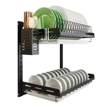 Kitchen Dish Rackhanging Drying Organizer Storage Shelf Over SINK2 Tie. Fixed Price $64.31.
