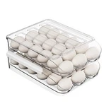 Proarea Holder For Fridge 36 Capacity Automatic 2 Pack Holds Eggs Clear. Fixed Price $38.53.