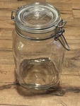 Bormioli Rocco Fido 67.5 Oz. Food Jar W/ Metal Clamp And Rubber Gasket. Fixed Price $20.99.