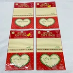 4 Vtg Hallmark Merry Christmas Recipe Gift Tags Cards Usa Sweet Homemade. Fixed Price $19.99.