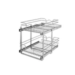 Rev-a-shelf 15" Pullout Wire Basket Organizer Chrome 22" Slides 5WB2-1522CR-1. Fixed Price $189.48.