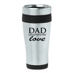 Stainless Steel Insulated 16OZ Travel Coffee Mug Cup Dad Daughter's First Love. Fixed Price $14.99.