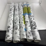 Contact Paper Quick Cover Adhesive French Toile Black Roses Botanical Lot Of 5. Fixed Price $36.99.