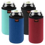 Desing Wish 4 Pack Can Cooler Sleeves 16OZ, Black/red/blue/cyan. Fixed Price $21.99.