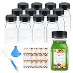 12PCS 4OZ Shot Bottles With Caps, Empty Juice For Juicing, Reusable C.... Fixed Price $25.16.