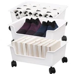 Noamus 3 Pack Storage, Toys Containers With Wheels.... Fixed Price $58.10.