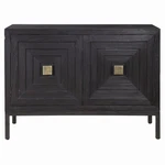 Uttermost 24916 Aiken 44"W Fir Accent Cabinet - Dark Ebony. Fixed Price $1356.00.