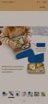 Stainless Steel Bento Lunch Box Set 2, 3-COMPARTMENT 950ML Blue, Leakproof. Fixed Price $20.99.