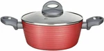 Nutrichef 2QT Cooking Pot With Lid Non-stick Reinforced Forged Aluminum Metal. Fixed Price $39.99.