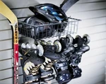 Organized Living Skate Rack & Basket,schulte Organizer. Fixed Price $74.99.