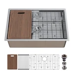 Standart Pro 30 '' Undermount Single Bowl 16 Gauge Stainless Steel Kitchen Sink. Fixed Price $245.70.