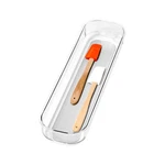Madesmart Antimicrobial Clear Soft Grip Bin, 14"X4", Premiumlight Grey. Fixed Price $17.30.