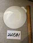 Tupperware 2605B-1 Replacement Lid Round White Domed Handle Tab Vtg. Fixed Price $16.99.